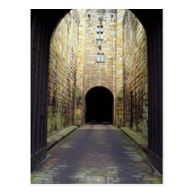 Murder Corridor, Barbican, Alnwick Castle, Northum Post Card