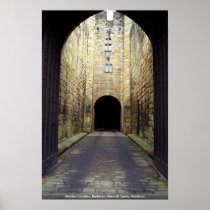 Murder Corridor, Barbican, Alnwick Castle, Northum Poster