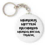 MURDER MITTEN RECORDS, MURDA ON DA TRACK keychains