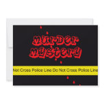 Murder Mystery Party Invitation - Serving Murder