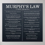 Murphys Laws of Middle Management posters