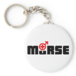 Murse logo on white keychains