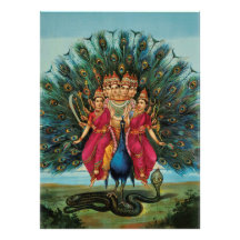 Murugan Kartikeyan Skanda Subrahmanyan Hindu Deity Photo Art