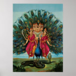 Murugan Kartikeyan Skanda Subrahmanyan Hindu Deity Print