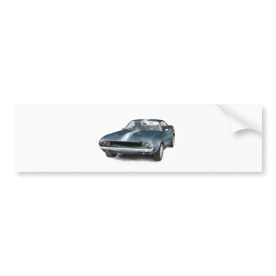 Muscle Car Bumper Sticker
