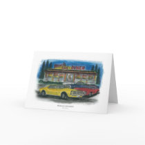 MUSCLE CAR DINER card