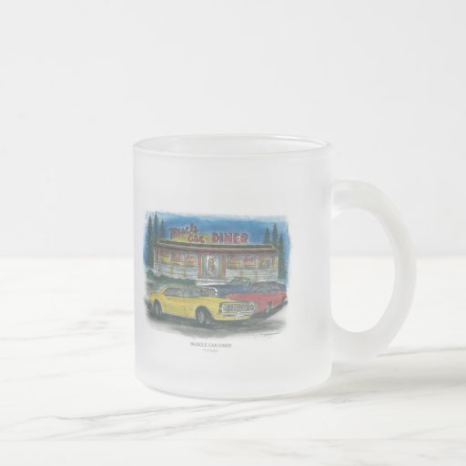 MUSCLE CAR DINER COFFEE MUG