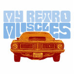 Muscle cars photo sculpture