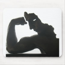 muscle man mouse mat