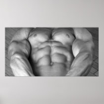 Musclular Chest Poster #2000