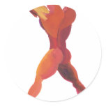 Muscular Back stickers