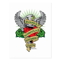 Muscular Dystrophy Dagger Post Card