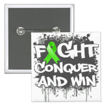 Muscular Dystrophy Fight Conquer and Win Button