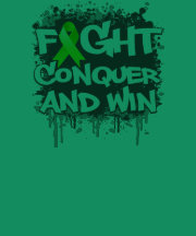 Muscular Dystrophy Fight Conquer and Win T Shirt