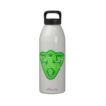 Muscular Dystrophy Fight Like A Girl Glove Reusable Water Bottle