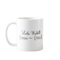 Muse of Aleister Crowley: Leila Waddell Coffee Mug