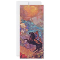 Muse On Pegasus By Redon Odilon (Best Quality) Rack Card