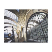 "Musee d'Orsay" Paris Museum Watercolor Postcard