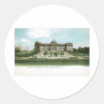 Museum, NY Botanical Gardens Round Sticker