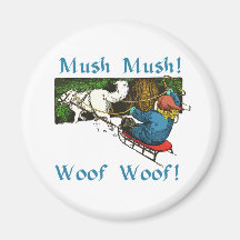 Mush Mush Woof Woof Magnet