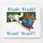 Mush Mush Woof Woof mousepads