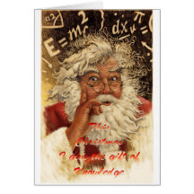 Mushroom Christmas Greeting Card
