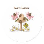 Mushroom Fairy Garden stickers