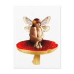 Mushroom fairy post card