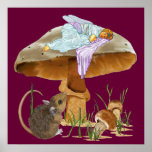 Mushroom Fairy Poster