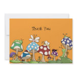 Mushroom Garden Friends Notecard