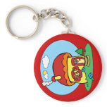 Mushroom House keychains