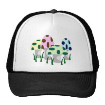 Mushroom Patch Mesh Hat