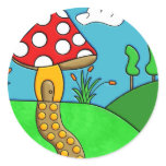 Mushroom stickers