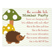 Mushrooms and Hedgehog Announcements