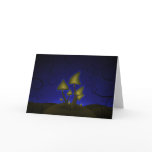 Mushrooms (Halloween Night) Greeting Card