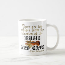 Music and Cats Mugs
