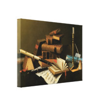Music and Literature Canvas Prints