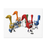 Music Band Postcard