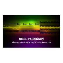 music business card