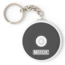 Music CD Key Chain