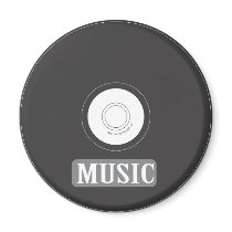 Music CD Refrigerator Magnets