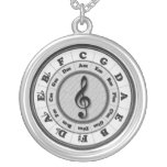 Music Circle of Fifths Necklace