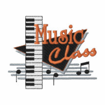 Music Class Embroidered Hoody