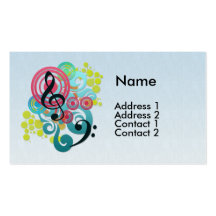 Music Design business cards