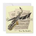 Music Design Invitations