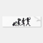 Music Evolution Bumper Stickers