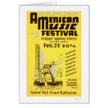 Music Festival America 1938 WPA cards