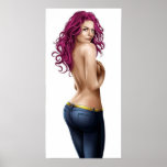 Music Festival Girl Poster