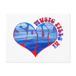 Music Fills My Soul postcards