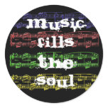 Music Fills The Soul Sticker